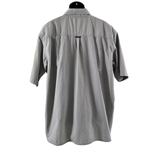 Wrangler Outdoors Men’s Size 3X Gray Short Sleeve Button Down Shirt** - Picture 2 of 16